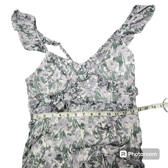 OPT Floral Tiered Midi Dress - Picture 6 of 8